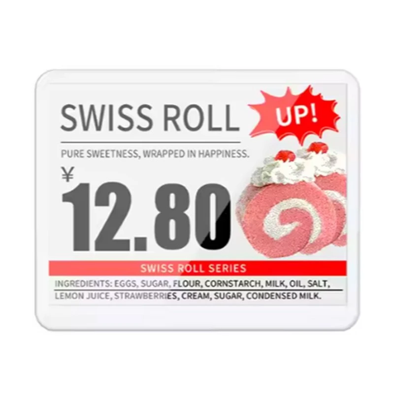 5.8'' E-Lebo za Rafu za Kielektroniki za wino - Hutumia NFC na LED za Rangi 7