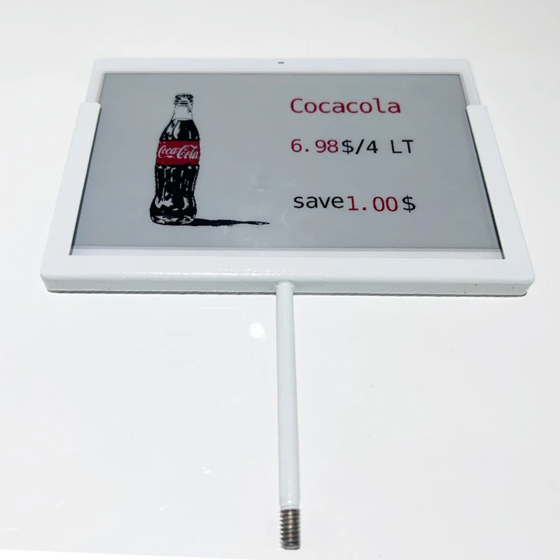 Inchi 7.3 Bei ya Kielektroniki Tag Metal Parafujo Mlima Coca{1}Mtindo wa cola