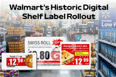 Utoaji wa Lebo ya Kihistoria ya Rafu ya Dijiti ya Walmart