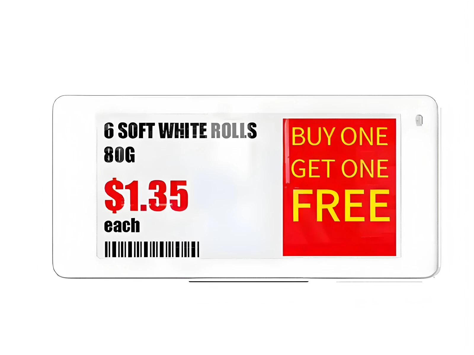 2.13 inch Four Color Electronic price Tag